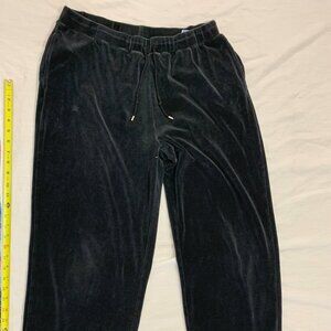 🌼 PACER BY KAREN SCOTT WOMENS ATHLETIC VELOUR PANTS SIZE L 🌼